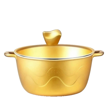 Set din aluminiu turnat, antiaderent, 19 piese, cuprinde tigăni și oale