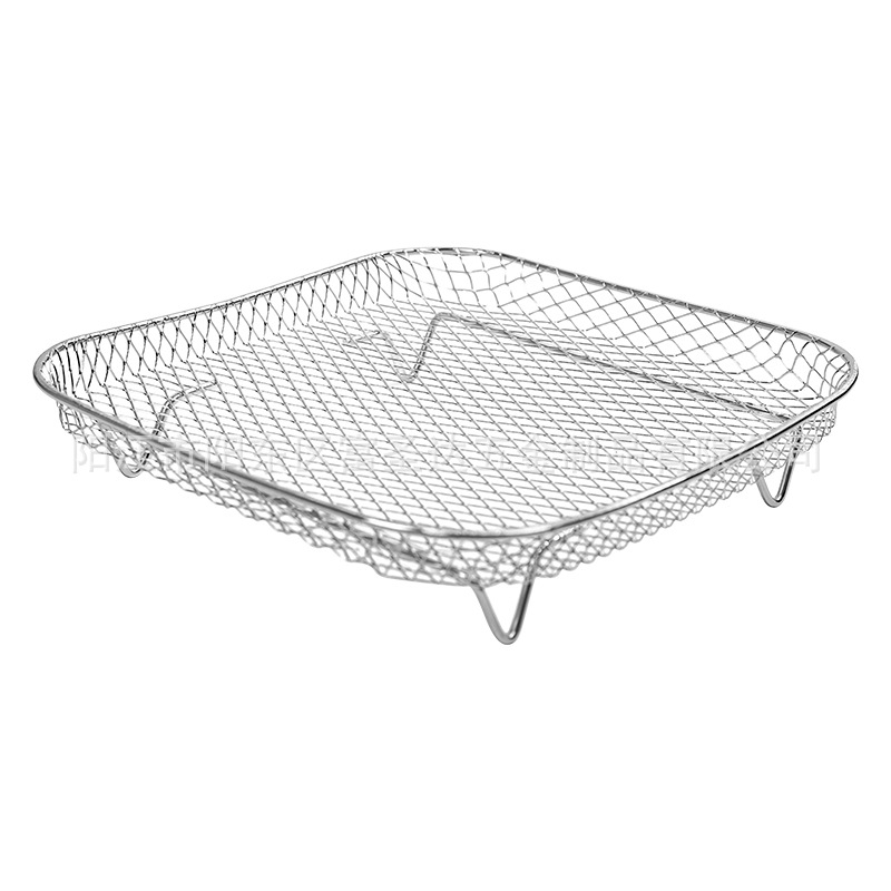 Accesorii multifuncționale pentru friteuza cu aer: grilă din oțel inoxidabil 304, grilă pentru abur, rafturi multistrat pentru dehidratare și filtrare