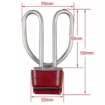 Set de accesorii pentru ceainic electric din oțel inoxidabil: tub de încălzire, tijă de încălzire și nucleu de încălzire, 1500W