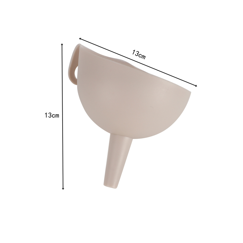 Pâlnie de bucătărie simplă, din plastic, cu mâner, gură largă pentru ulei, oțet și condimente