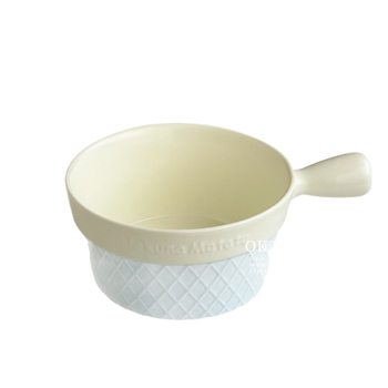 Vas ceramic cu mâner pentru utilizare personală, bol stilat pentru tăiței, bol de orez pentru uz casnic, vas pentru aburi, bol pentru coacere în air fryer