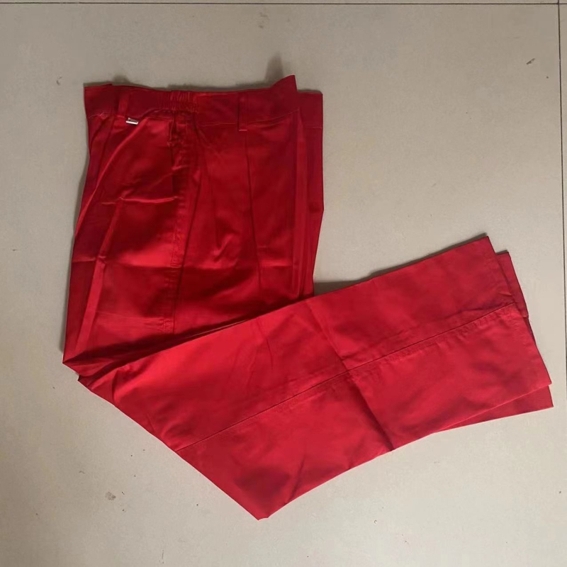 Poliestersko-pamučni ljetni tanji radni komplet, otporan na habanje, prozračan, upija znoj, za popravak automobila, građevinarstvo i radionicu