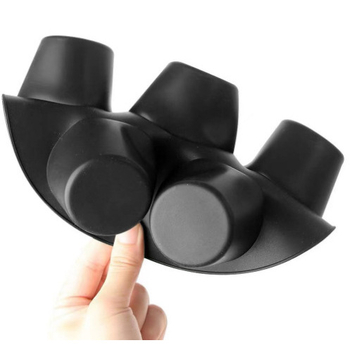 Formă de tort din silicon cu șapte găuri, cilindrică, pentru coacere acasă, accesorii DIY pentru cuptor cu aer