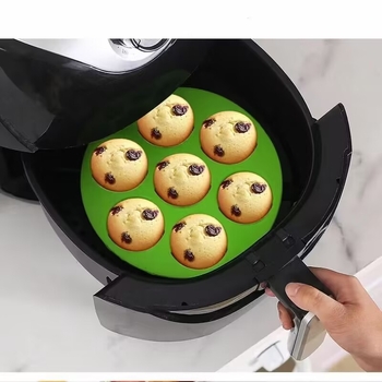 Formă de tort din silicon cu șapte găuri, cilindrică, pentru coacere acasă, accesorii DIY pentru cuptor cu aer