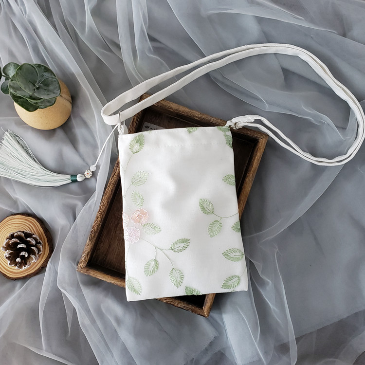 Nova čipkasta torba u kineskom stilu sa zatvaračem, mala kvadratna torba s resicom, crossbody torba za žene