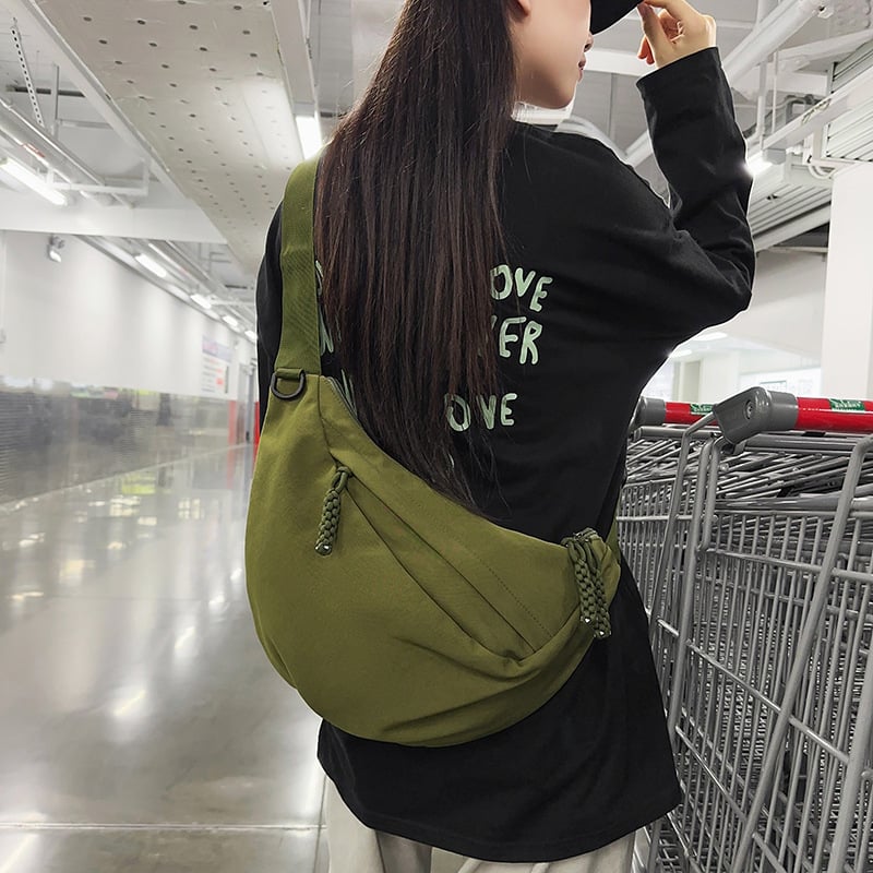 Ruiying Dumpling Torba - Velika ženska torba od najlona, lagana, crossbody, casual stil 2026