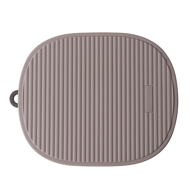 Covoraș pliabil din silicon izolant termic, anti-arzire și rezistent la temperaturi înalte pentru oală; cu clips; placă de masă minimalistă îngroșată și suport pentru pahar.