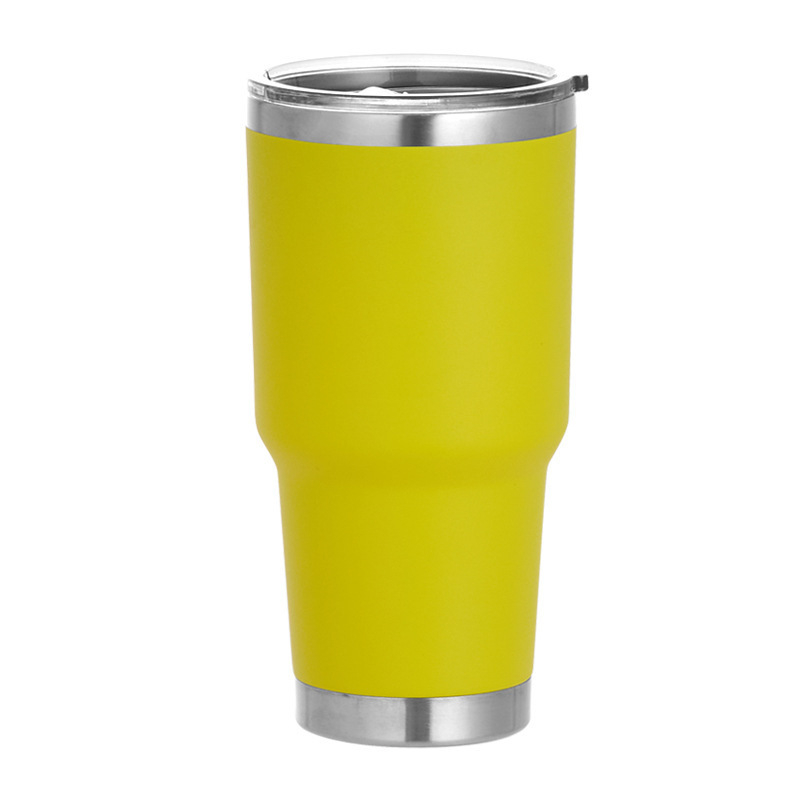 Cană termo din oțel inoxidabil cu pereți dubli, 30oz, pentru mașină și drumeții, izolație vid, interior 304, exterior 201, gravare cu laser logotip disponibil, cadou potrivit