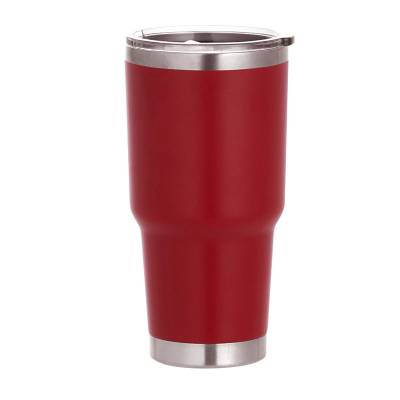 Cană termo din oțel inoxidabil cu pereți dubli, 30oz, pentru mașină și drumeții, izolație vid, interior 304, exterior 201, gravare cu laser logotip disponibil, cadou potrivit