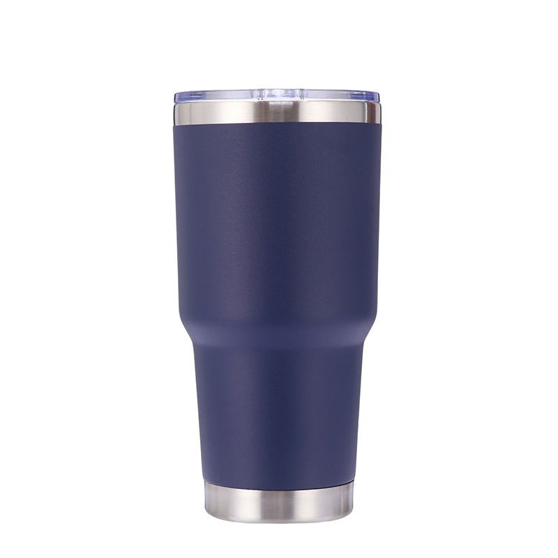 Cană termo din oțel inoxidabil cu pereți dubli, 30oz, pentru mașină și drumeții, izolație vid, interior 304, exterior 201, gravare cu laser logotip disponibil, cadou potrivit