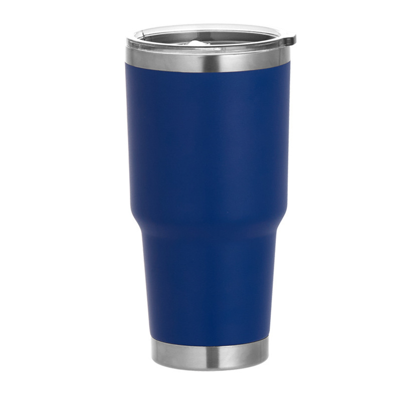 Cană termo din oțel inoxidabil cu pereți dubli, 30oz, pentru mașină și drumeții, izolație vid, interior 304, exterior 201, gravare cu laser logotip disponibil, cadou potrivit