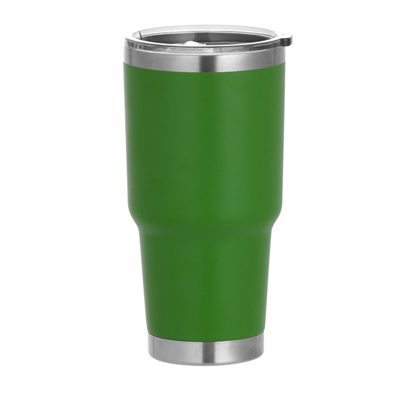 Cană termo din oțel inoxidabil cu pereți dubli, 30oz, pentru mașină și drumeții, izolație vid, interior 304, exterior 201, gravare cu laser logotip disponibil, cadou potrivit