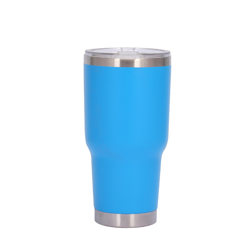 Cană termo din oțel inoxidabil cu pereți dubli, 30oz, pentru mașină și drumeții, izolație vid, interior 304, exterior 201, gravare cu laser logotip disponibil, cadou potrivit