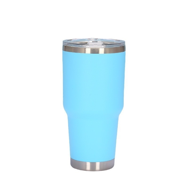 Cană termo din oțel inoxidabil cu pereți dubli, 30oz, pentru mașină și drumeții, izolație vid, interior 304, exterior 201, gravare cu laser logotip disponibil, cadou potrivit