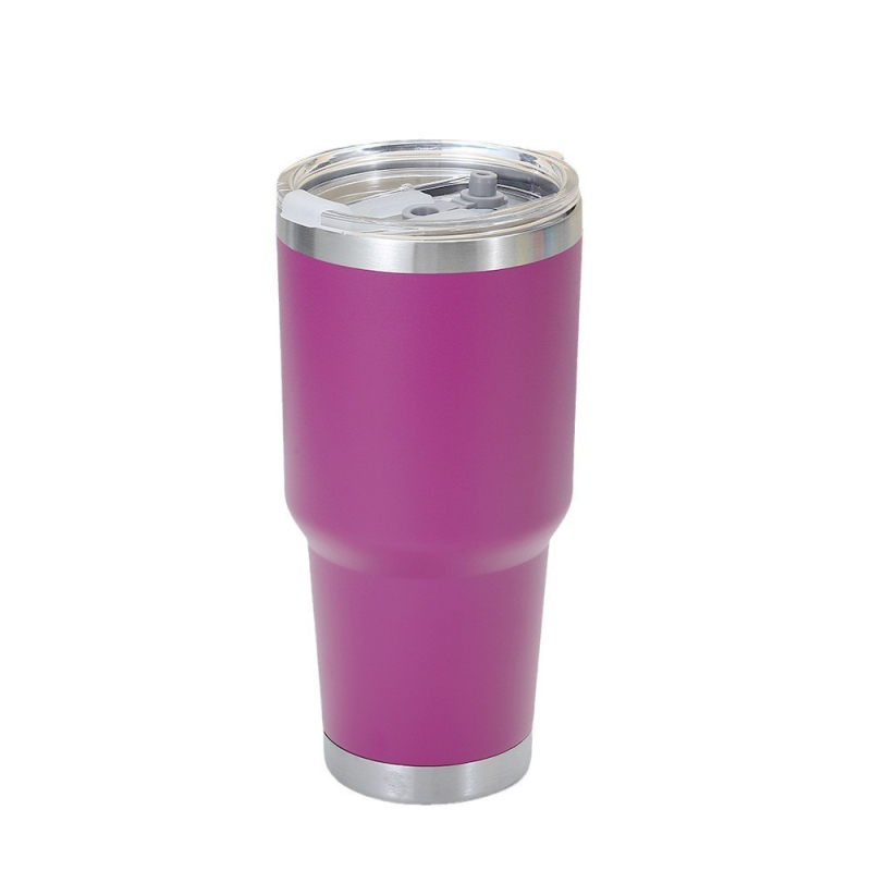 Cană termo din oțel inoxidabil cu pereți dubli, 30oz, pentru mașină și drumeții, izolație vid, interior 304, exterior 201, gravare cu laser logotip disponibil, cadou potrivit