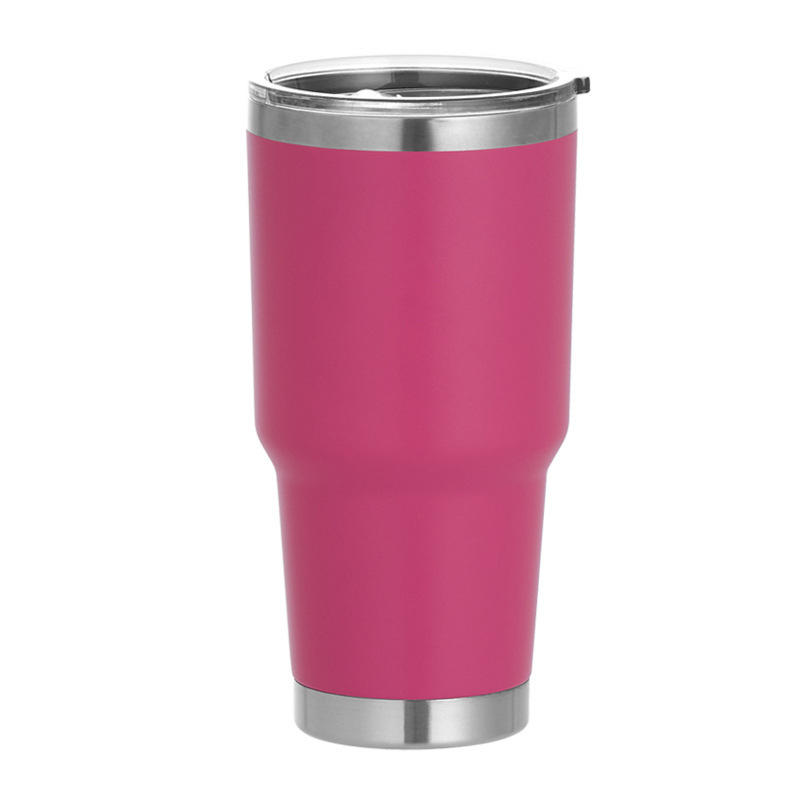 Cană termo din oțel inoxidabil cu pereți dubli, 30oz, pentru mașină și drumeții, izolație vid, interior 304, exterior 201, gravare cu laser logotip disponibil, cadou potrivit