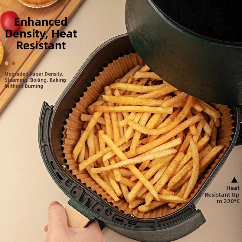 Hârtie pentru friteuza cu aer, de calitate alimentară, absorbantă de ulei pentru alimente
