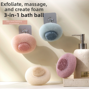 Bilă de baie pentru frecare și masaj, spumantă, exfoliere pentru uz casnic
