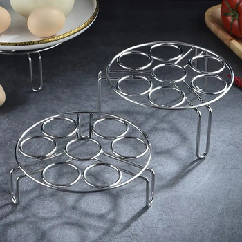 Raft de abur pentru ouă din oțel inoxidabil 304, design triunghiular, multifuncțional, izolație termică mai groasă