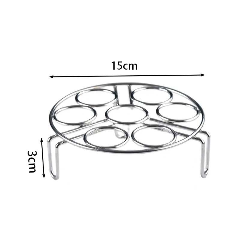 Raft de abur pentru ouă din oțel inoxidabil 304, design triunghiular, multifuncțional, izolație termică mai groasă