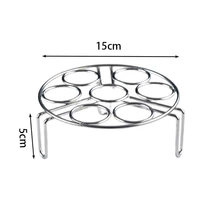 Raft de abur pentru ouă din oțel inoxidabil 304, design triunghiular, multifuncțional, izolație termică mai groasă