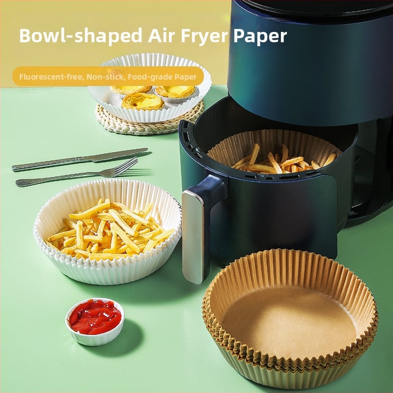Hârtie absorbantă pentru ulei, de calitate alimentară, pentru friteuza cu aer; hârtie de copt cu strat de silicon