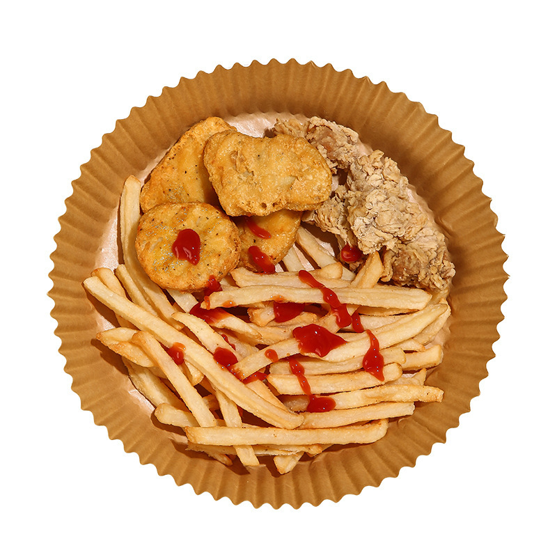 Hârtie absorbantă pentru ulei, de calitate alimentară, pentru friteuza cu aer; hârtie de copt cu strat de silicon