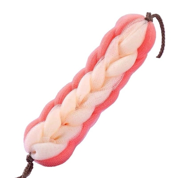 Set mare de baie cu benzi pentru masajul spatelui și minge de loofah ultra moale
