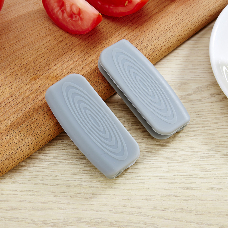 Clips din silicon pentru farfurii și boluri cu clemă din oțel inoxidabil – suport termic pentru aburi, gadget bucătărie