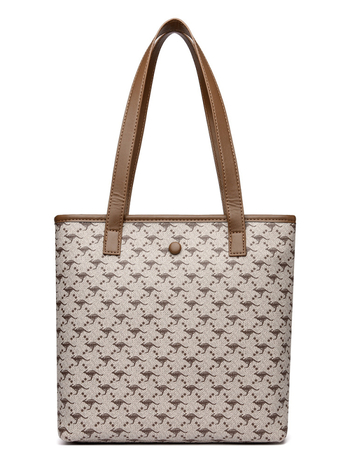 Torba Tote velike kapacitete za dnevnu upotrebu, gradski stil s retro blokom boja, nošenje u ruci ili ispod pazuha, PVC vanjski materijal, podstava od poliestera, uspravni kvadratni oblik, zatvarač, dvostruke nosive naramenice
