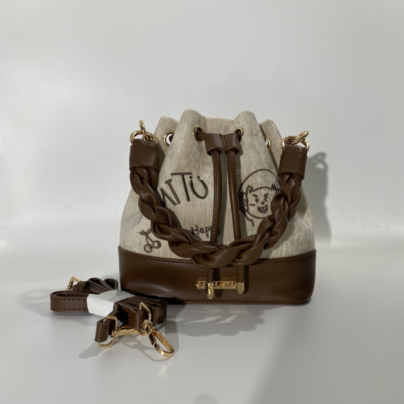 Ženska torbica preko ramena, bucket stil, velik kapacitet, elegantna i jednostavna za svakodnevnu upotrebu