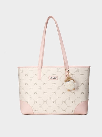 Retro PU print tote torba za žene, velika kapaciteta, elegantan izgled, svakodnevna torba za rame ili nošenje u ruci