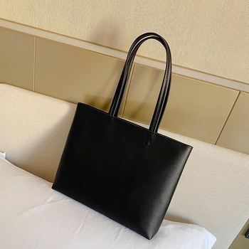 Ženska tote torbica velikog kapaciteta, minimalističkog japanskog stila, svakodnevna poslovna torba za nošenje preko ramena.