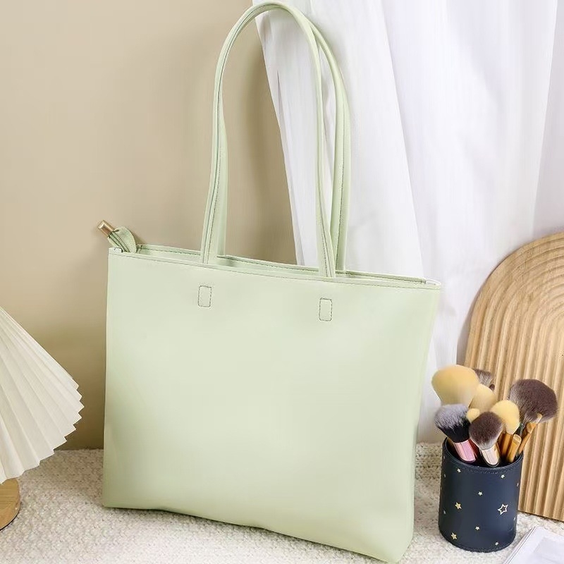 Ženska tote torbica velikog kapaciteta, minimalističkog japanskog stila, svakodnevna poslovna torba za nošenje preko ramena.