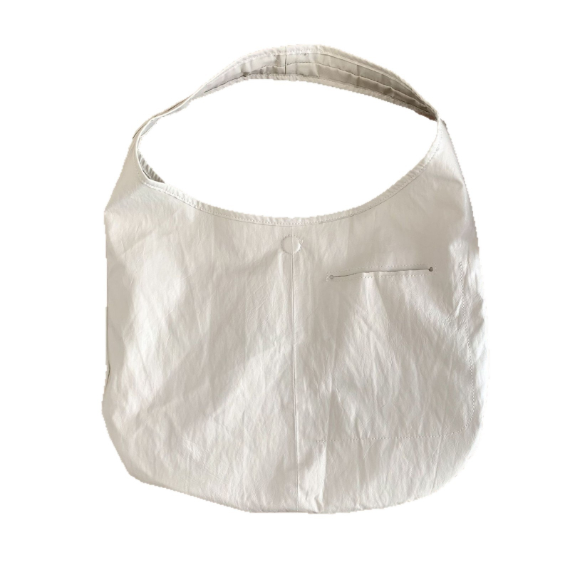 Torba Tote u korejskom minimalistickom stilu, mekana voskasta koža, moderna torba preko ramena s velikim kapacitetom za žene