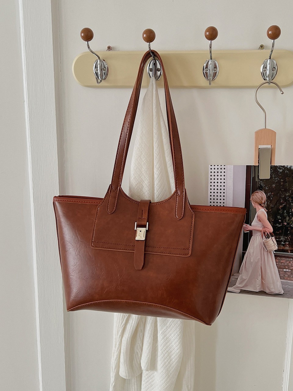 Ženska tote torba s velikim kapacitetom, luksuzan dojam, svakodnevna upotreba, retro stil