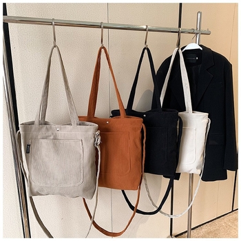 Torba velikog kapaciteta u korejskom stilu, svakodnevna modna torba za rame i crossbody, tote, kolekcija jesen-zima 2024.