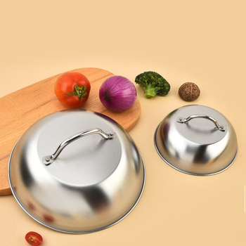 Capac din oțel inoxidabil gros pentru grătar, pentru steakuri și burgeri, stil teppanyaki