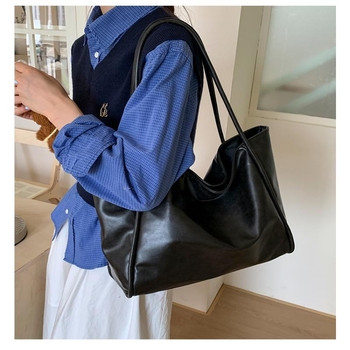 Xinjia Nova ženska tote torba velikog kapaciteta, svestrana minimalistička torba za ramena i crossbody, retro stil za posao i slobodno vrijeme