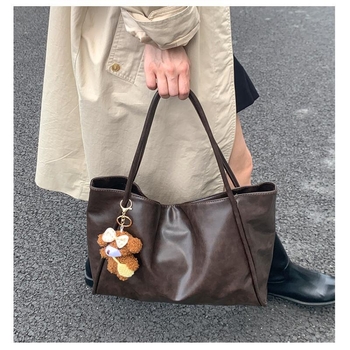 Xinjia Nova ženska tote torba velikog kapaciteta, svestrana minimalistička torba za ramena i crossbody, retro stil za posao i slobodno vrijeme