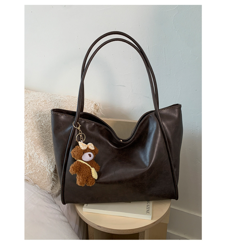 Xinjia Nova ženska tote torba velikog kapaciteta, svestrana minimalistička torba za ramena i crossbody, retro stil za posao i slobodno vrijeme