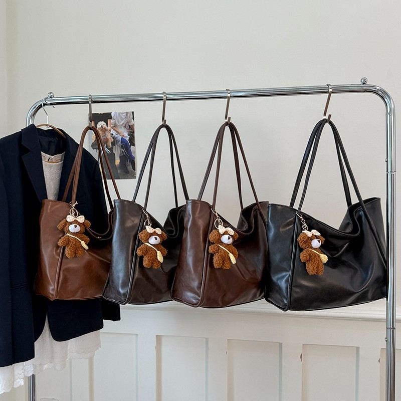 Xinjia Nova ženska tote torba velikog kapaciteta, svestrana minimalistička torba za ramena i crossbody, retro stil za posao i slobodno vrijeme