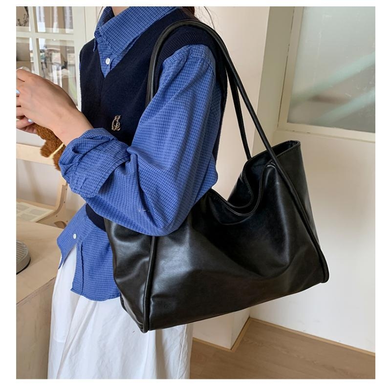 Xinjia Nova ženska tote torba velikog kapaciteta, svestrana minimalistička torba za ramena i crossbody, retro stil za posao i slobodno vrijeme