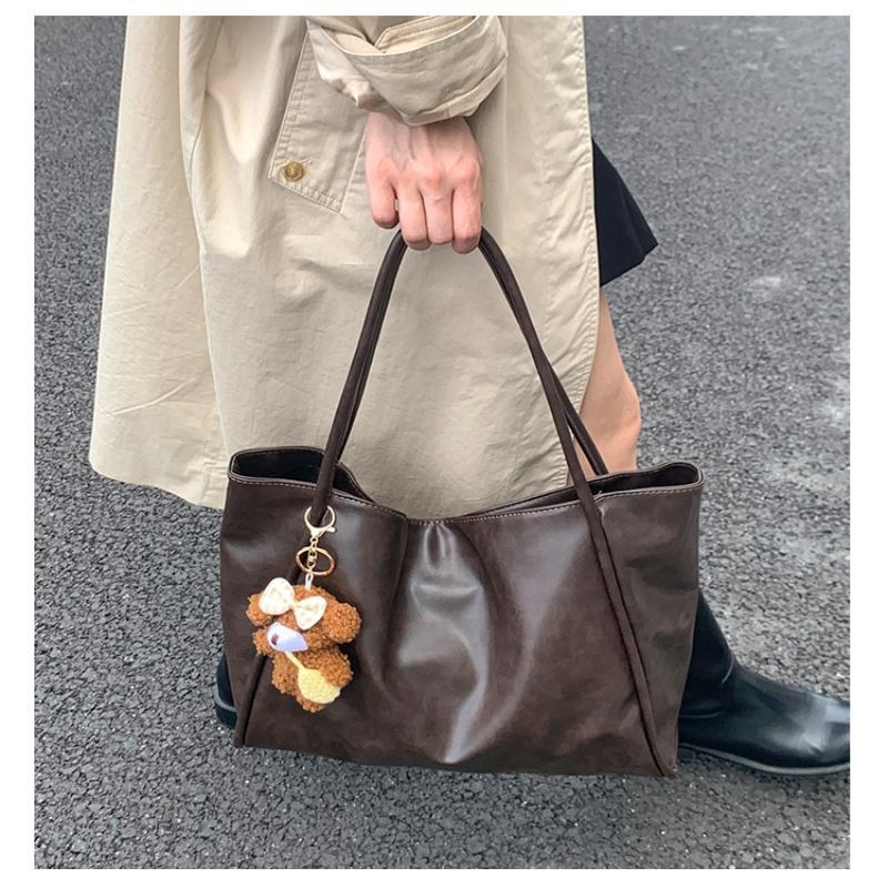 Xinjia Nova ženska tote torba velikog kapaciteta, svestrana minimalistička torba za ramena i crossbody, retro stil za posao i slobodno vrijeme