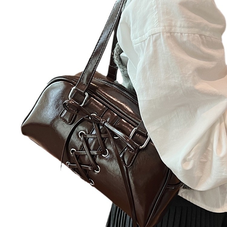 Ženska torba ispod pazuha s mašnicom, 2026 jesen-zima, torba preko ramena za svakodnevnu uporabu
