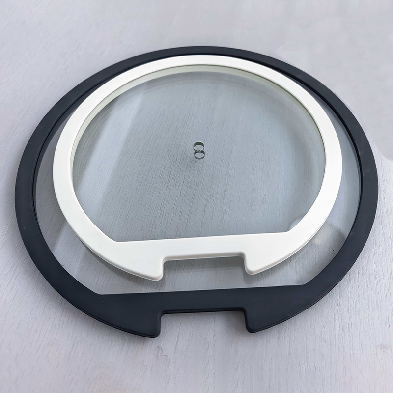 Capac de gătit din silicon și sticlă, rezistent la cădere, pentru bucătărie; capac etanș pentru tigaie și vas de aburi, universal, în mai multe dimensiuni.