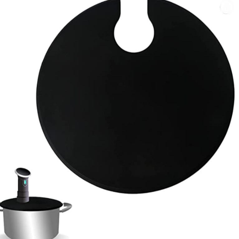 Capac din silicon pentru Sous Vide, gătire la precizie – capac vacuum pentru temperaturi reduse