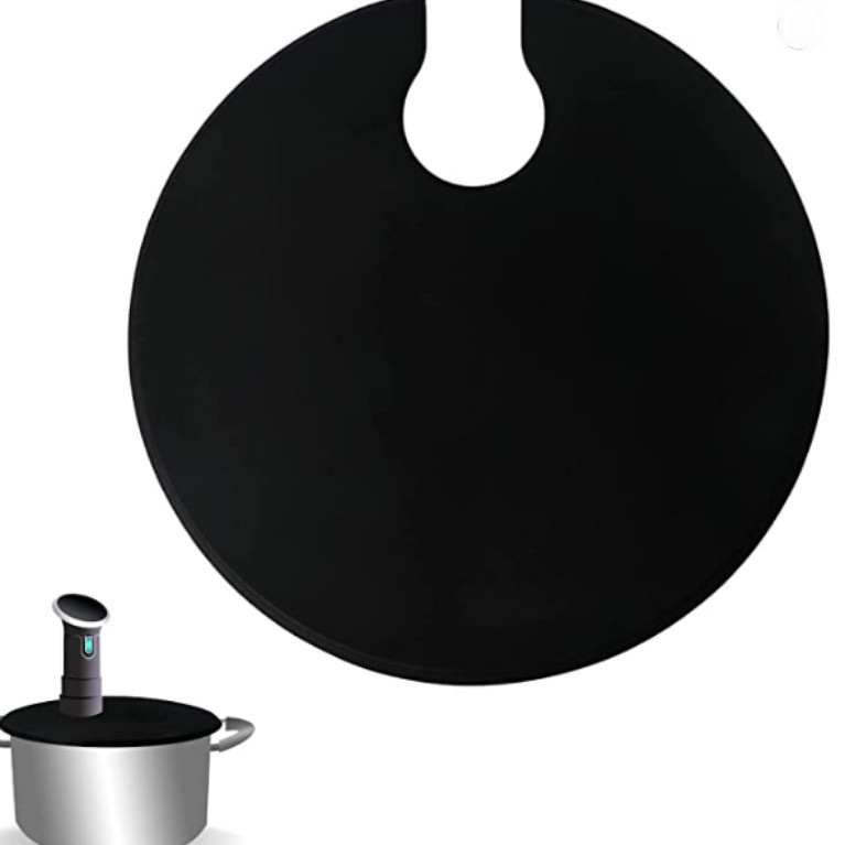 Capac din silicon pentru Sous Vide, gătire la precizie – capac vacuum pentru temperaturi reduse