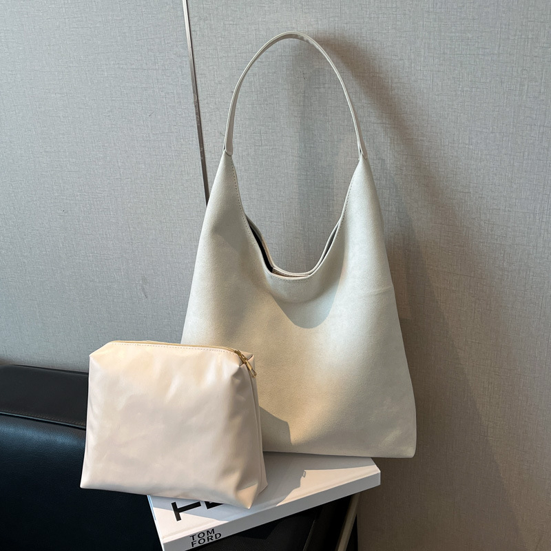 Ženska velur tote torba, novi modni retro stil, prostrana dnevna torba za nošenje na rame