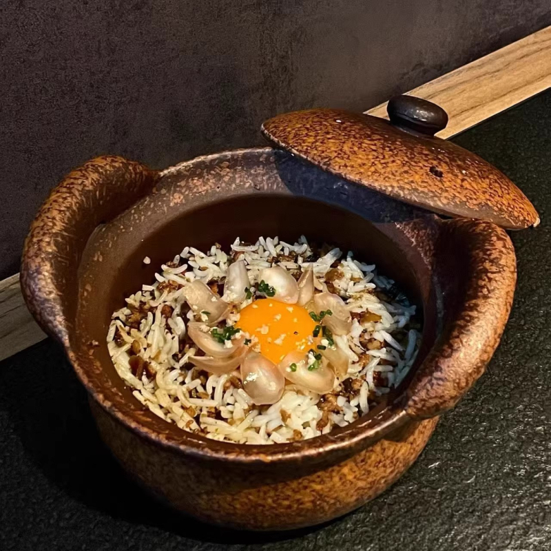 Vas ceramic din lut, cu două mâneri și capac, stil rustic, stil Yunnan-Guizhou-Sichuan, pentru orez cu ciuperci porcini, vas ceramic pentru carne și legume